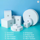 Set 8 cubos fomy para fotografía de producto geometría 3D blanco | Remate
