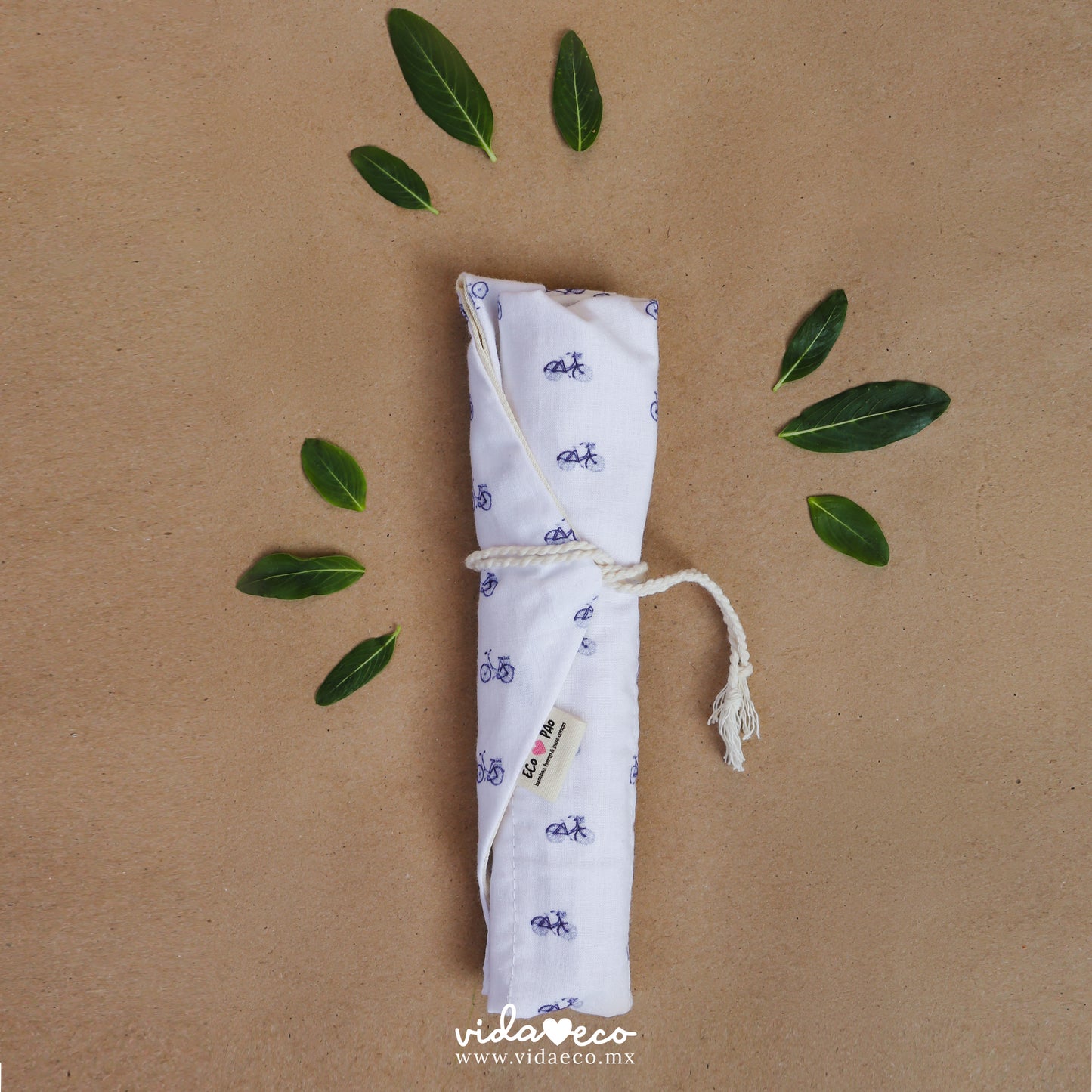 Kit de Cubiertos Zero Waste Bambú